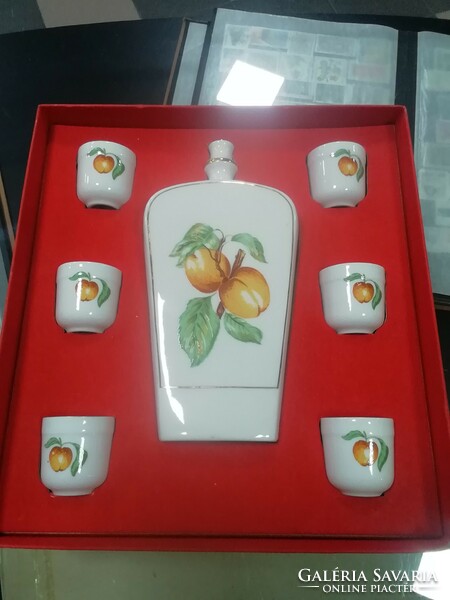 Lowland porcelain brandy set