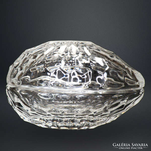 Crystal glass jewelry egg