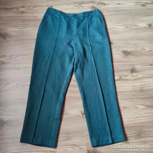 Gray green xl pants with elastic waist