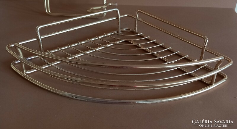 Hollywood Regency kitchen metal shelves negotiable art deco design