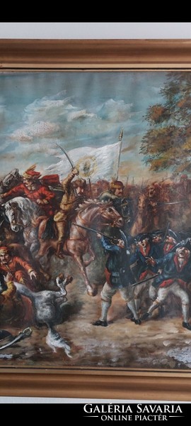 Madarász László Csata című festménye  95x63 cm