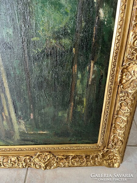 Forest detail painting