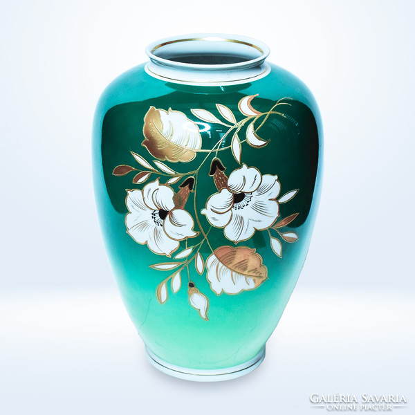 Wallendorf flower pattern, gilded vase