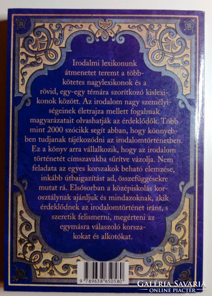 Irodalmi lexikon - írók, költők, fogalmak