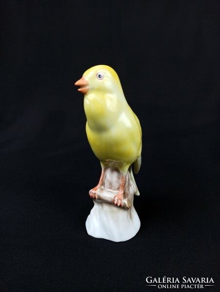 Sárga kanári - Herendi porcelán figura