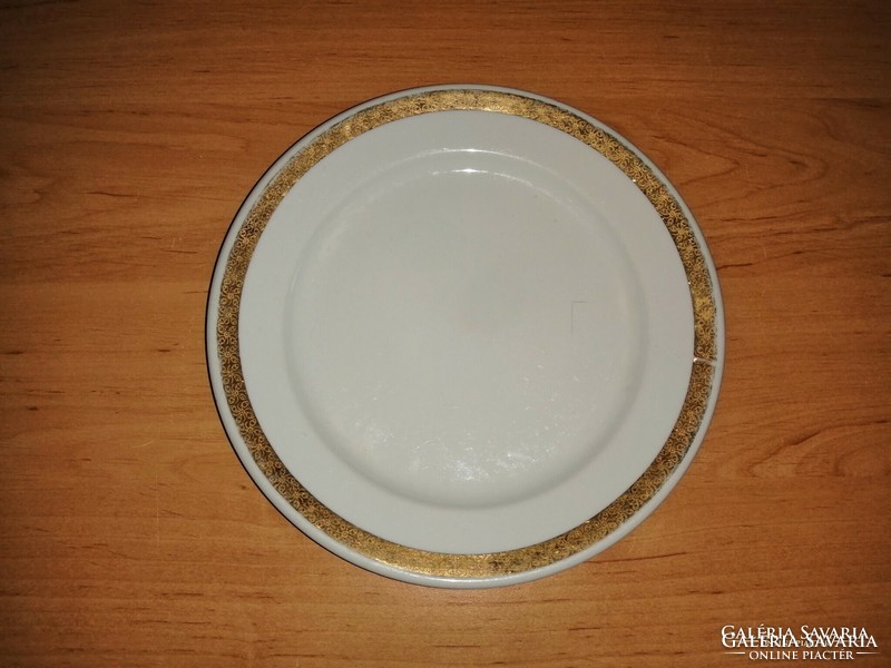 Alföldi porcelán arany mintás kistányér átm. 19,5 cm (2p)