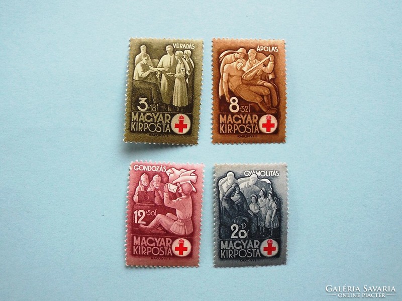 (B) 1942. Vöröskereszt I. sor** - (Kat.: 1.000.-)
