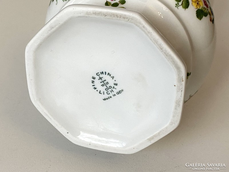 Lichte fine china ndk retro floral porcelain vase 22.5 Cm
