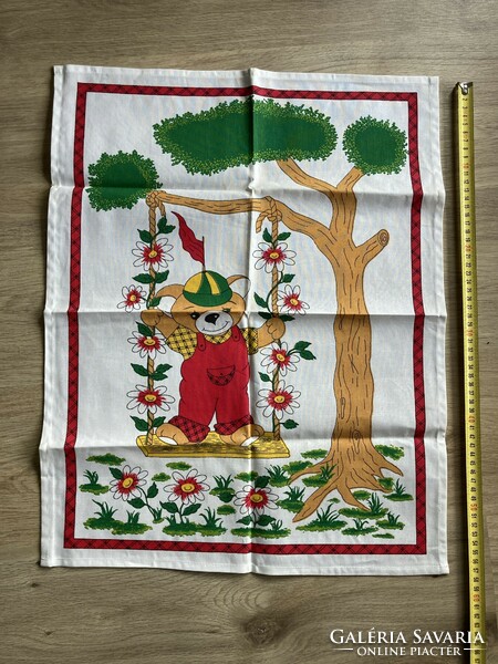 Macis tea towel vintage