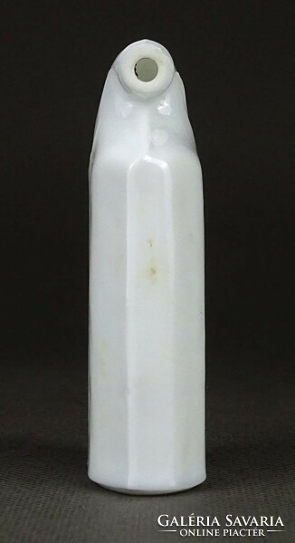1P963 Antik kisméretű ODOL szájvizes tejfehér üveg 8 cm