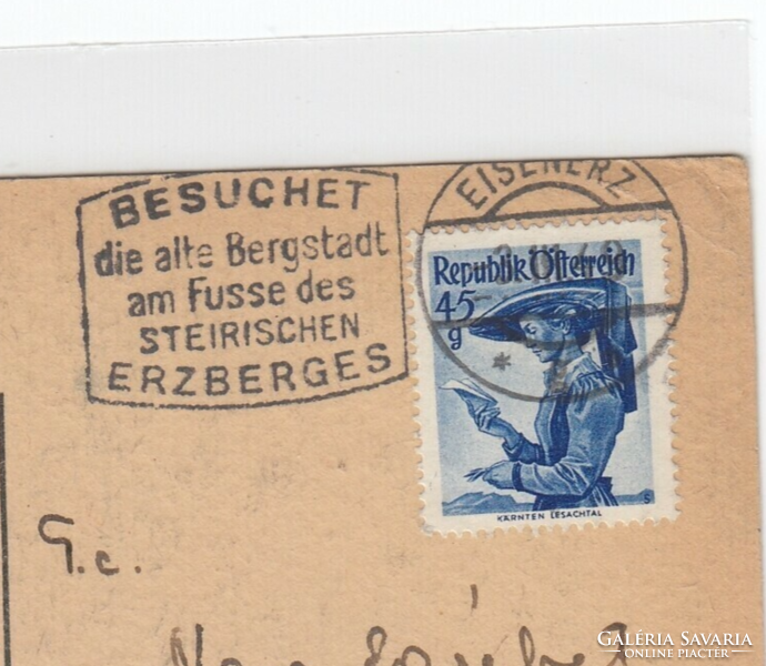 Művészi képeslap (REMBRAND) szép bélyegzéssel