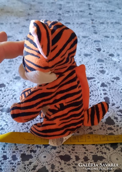 Plüss játék, tigris pénztárca,  16 cm, Alkudható