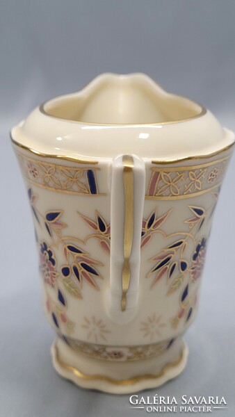 Zsolnay porcelain coffee and mocha milk spout with bamboo pattern