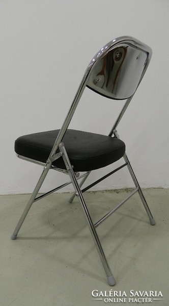Retro / design krómvázas bőr íróasztal szék