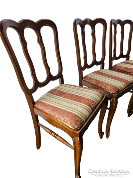 Neobaroque dining chair set (6 pcs) with table