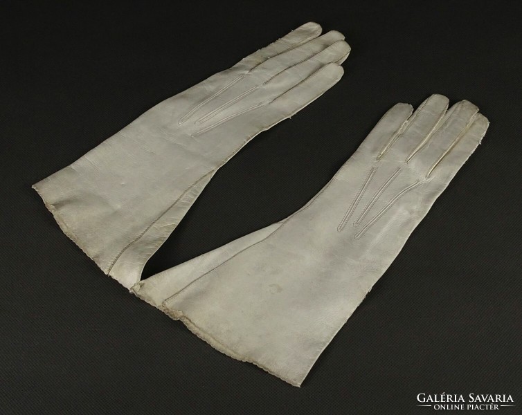 1P985 old elegant women's leather gloves circa 1920-30