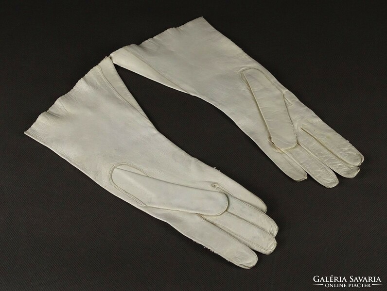 1P985 old elegant women's leather gloves circa 1920-30