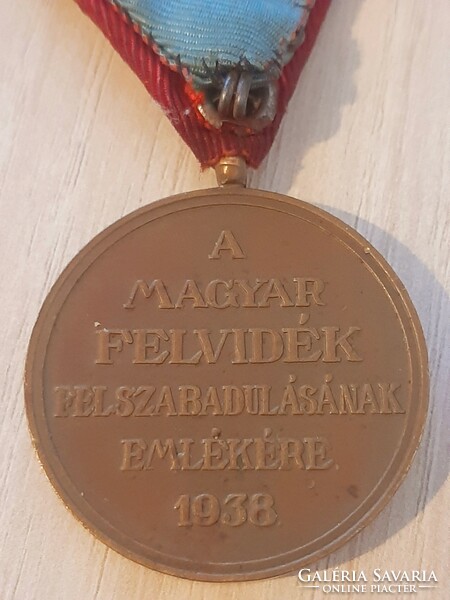 Felvidéki Emlékérem 1938 II. Rákóczi Ferenc bronz érem