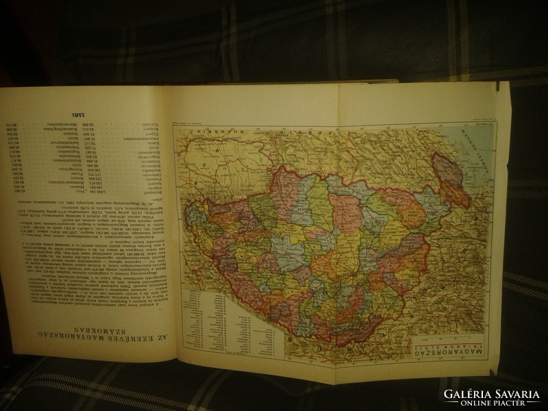 The thousand-year Hungary 1939 Pest hirlap on 1200 pages with maps - beautiful!