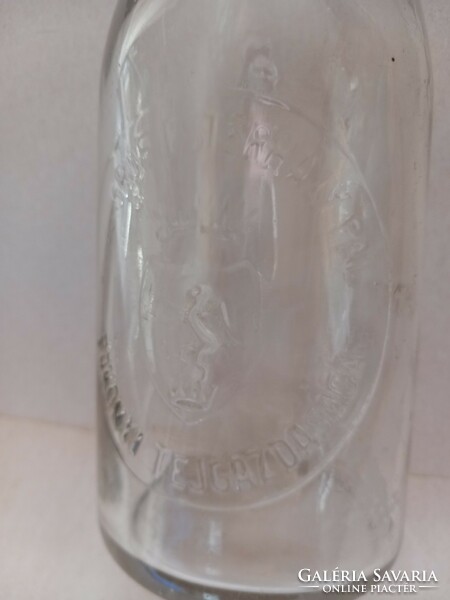 Pál Bakony dairy farm of Gróf Rédei Esterházy antique 1 liter milk bottle