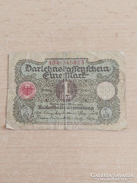 Germany 1 mark 1920 darlehnkassenschein 434