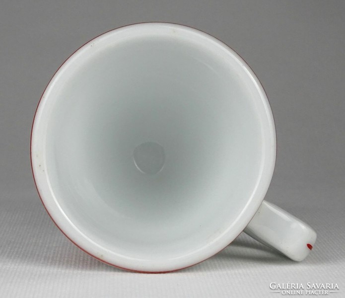 1Q011 old thick-walled fabulous Czech porcelain mug