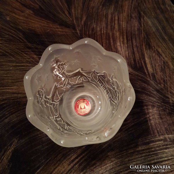 Walrherglass German glass candle holder