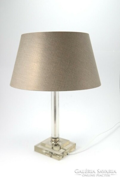 Art deco crystal glass table lamp - 04874