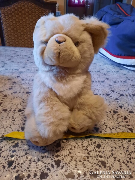 Plush toy, sitting dog, 28 cm, negotiable