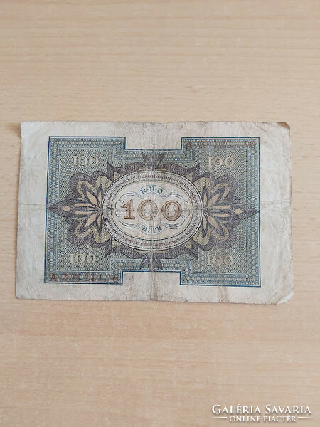 NÉMETORSZÁG 100 MÁRKA 1920  A291
