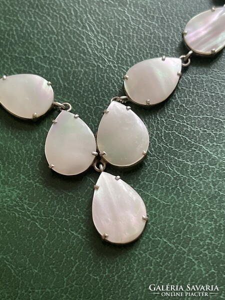 Beautiful shell silver necklaces