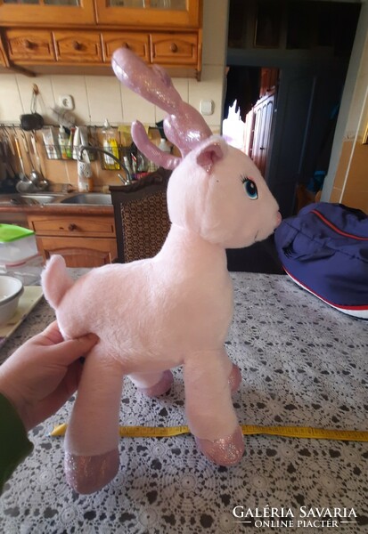 Plush toy, shiny reindeer, 45 cm high, negotiable