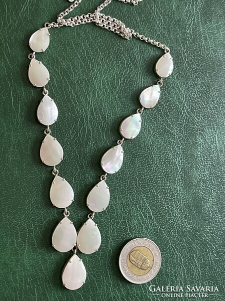 Beautiful shell silver necklaces