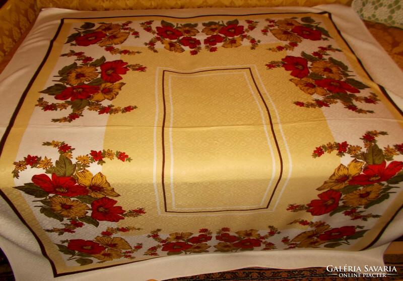 Pamut damaszt  asztalterítő.144 x 130 cm