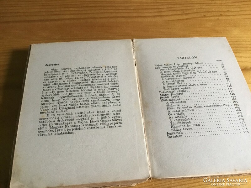 Vajda János válogatott prózája és költeményei 1948- ból eladó.