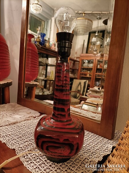 Hungarian ceramic craftsman lamp 26 cm