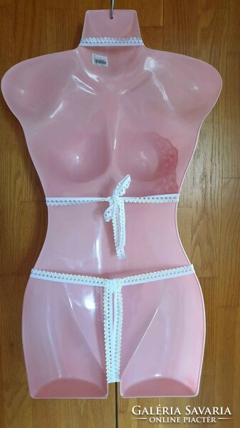 Fen32 - women's underwear - lace set - open bra and open thong