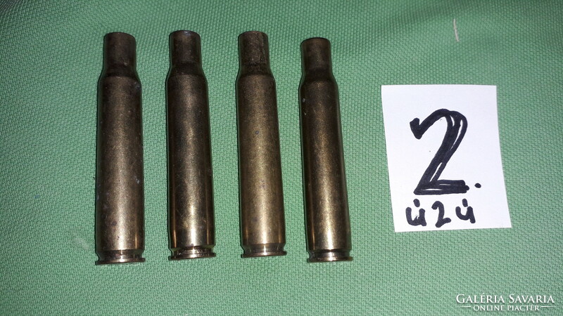 Retro copper ball ammunition sleeves / rws - 30-06 marked / 4 pcs according to the pictures 2.
