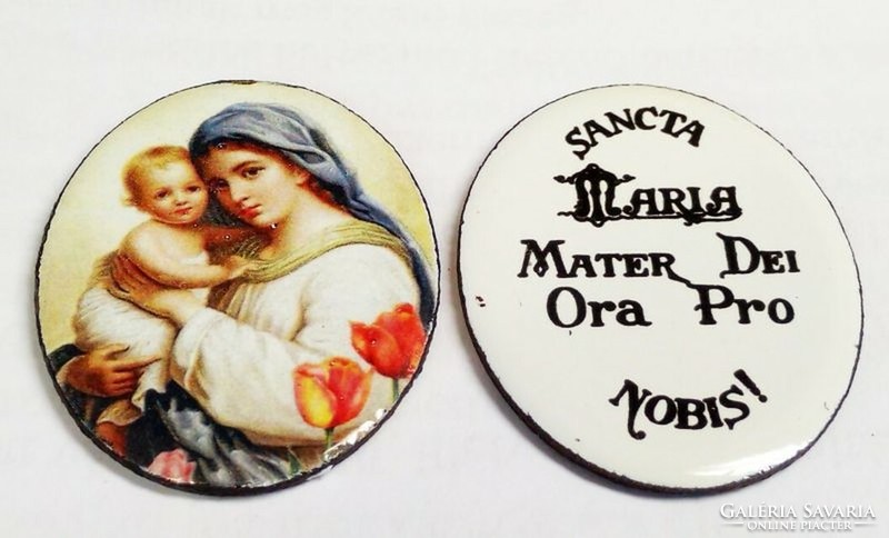 Retro catholic fire enamel pendant selection, same price with varied holy images. 30X40mm.