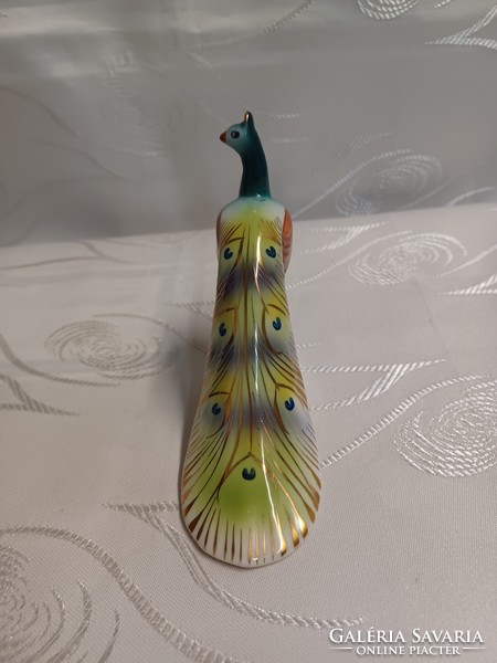 Porcelain peacock