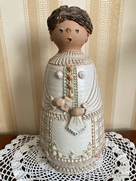 Huge ceramic figure of Mary from Szilágy / first communion