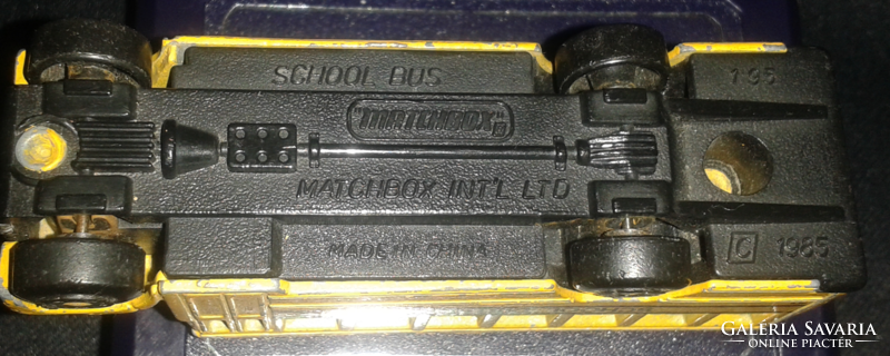 1985 Matchbox District 2 School Bus