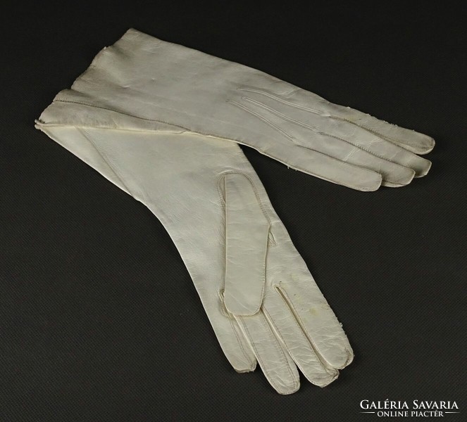 1P985 old elegant women's leather gloves circa 1920-30