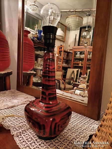 Hungarian ceramic craftsman lamp 26 cm