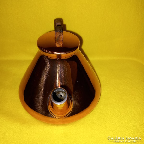 Art deco style, copper coffee pourer, jug.