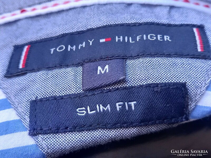 Tommy Hilfiger márkás férfi ing, márkás slim fit férfi ing!