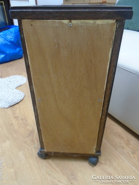 Old rolling cabinet with drawers