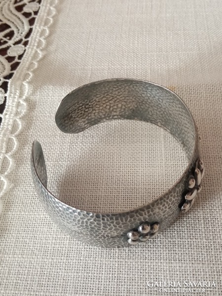Old, flawless, silver-plated, gold-plated bracelet / bangle - for Mother's Day!!!