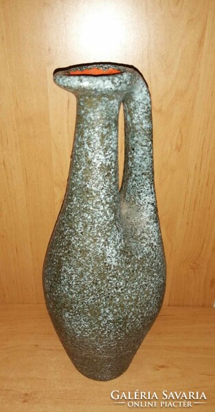Csizmadia Margit Pesthidegkúti kerámia váza - 35 cm magas (8/d)