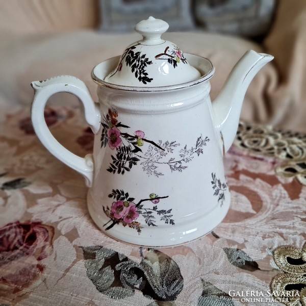 Franz Ant. Mehlem bonn earthenware tea pot - 1.